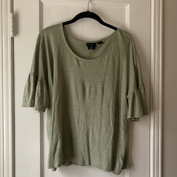 Rachel Roy 100% Linen Top - Picture 1 of 9
